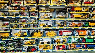 HUGE DISPLAY od Bruder Trucks Tractors Excavators at a Toys Shop Bruder Toys Shop XXL extra long