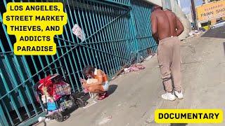 The homeless in this Hood in Los Angeles CA  USA would steal anything to get their next fix.