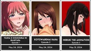 UPCOMING Hentai  Cultured  Anime in May Anime Updates