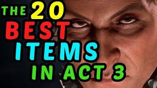 The 20 BEST ITEMS in Act 3 - Baldurs Gate 3 Honour Mode Guide - Best In Slot Endgame Items