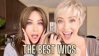 I Made My Sister Wear Wigs For The First Time Synthetic Wig Haul