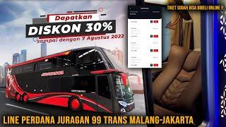 WOW HARGA NORMAL 12 JUTA LEBIH ?? INI DIA CARA MUDAH PESAN TIKET BUS JURAGAN 99 TRANS VIA APLIKASI