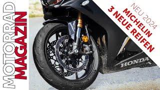 3 neue Michelin Motorradreifen – Power 6 Power GP 2 Anakee Road