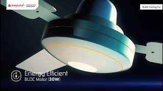 BLDC Ceiling Fan  Remote controlled fan  Energy Saving Ceiling Fan  Falco BLDC Fan by zunpulse