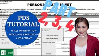 GUIDE TO FILLING OUT THE PERSONAL DATA SHEET PART 234  CS FORM NO.212 VLOG16  #PersonalDataSheet