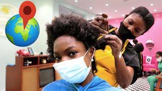 SO I TRIED A NATURAL HAIR SALON IN NIGERIA