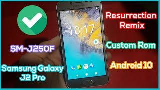 Install Resurrection Remix on Samsung Galaxy J2 Pro J250F Custom Rom Android 10