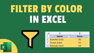 How to Filter by Color in Excel Cell Color or Font Color