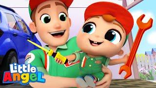 Daddys Little Helper  Baby John Sing Alongs  Little Angel Kids Songs & Nursery Rhymes