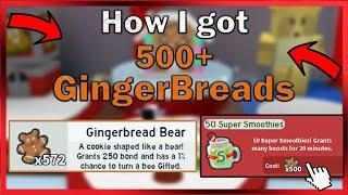 How to Get GINGERBREADS fast  Bee Swarm Simulator