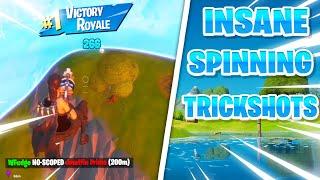 how I hit these *CRAZY SPINNING* Trickshots in Fortnite... Road to a Trickshot #5