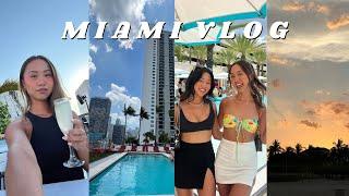 MIAMI TRAVEL VLOG ️ pool party restaurants hotel tour beach  @TheresaTrends