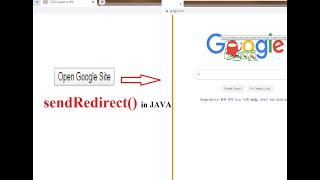 How to open web URL link using servlet in java