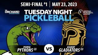 AZ PBL Peoria Pythons vs Gilbert Gladiators Tue May 23 Season 1 Week 11