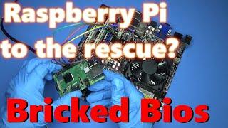 Bad Bios Flash - Rescued by a Raspberry Pi?  Fixing my AM2+ Board with FlashRom