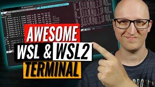 Make your WSL or WSL2 terminal awesome - with Windows Terminal zsh oh-my-zsh and Powerlevel10k