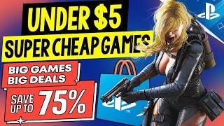 12 GREAT PSN Game Deals UNDER $5 PSN BIG GAMES BIG DEALS Sale SUPER CHEAP PS4PS5 Games to Buy