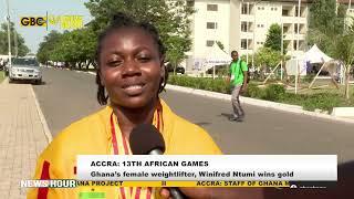 ACCRA GHANA’S GOLD MEDALIST WINNIFRED NTUMI AIMS TO INSPIRE OTHERS