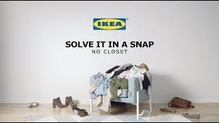 No Closet Solve It In a Snap by IKEA