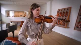 Stella Chen and Lisa Batiashvili play the c. 1731  Baltic Guarneri del Gesù violin