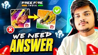 We Need A Answer About Free Fire India Relaunch