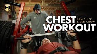 Chest Workout with Sam Sulek Ben Chow & Patryk Baradziej  HOSSTILE