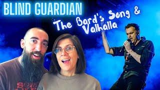 Blind Guardian - The Bards Song & Valhalla REACTION with my wife