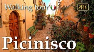 Picinisco Lazio Italy【Walking Tour】History in Subtitles - 4K60