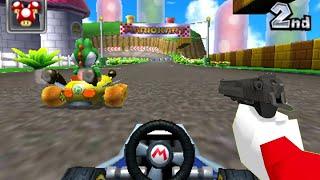 Mario Kart as a First Person Shooter