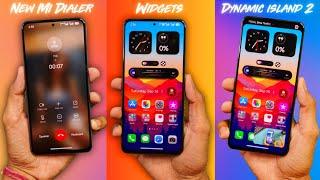 HyperOS 2.0 Features List - Dynamic Island 2.0 New Mi Dialer & Lock Screen Widgets Coming 