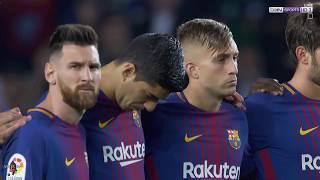 #الجولة_9 مباراة برشلونة vs ملقا الدوري الاسباني تعليق سوار الذهب21-10-2017-HD