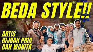 Beda style hijrah artis pria dan wanita