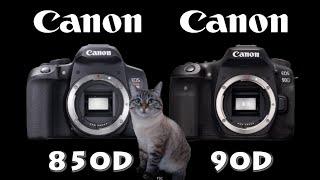 Canon EOS 850D  Rebel T8i vs Canon 90D