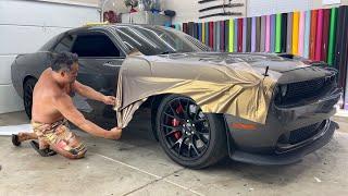 SHADOW GOLD Challenger Hellcat ASMR Wrap Guide  The Hardest Parts In REAL TIME