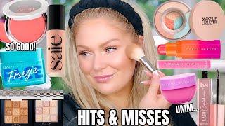 TESTING VIRAL NEW MAKEUP drugstore & high end  FIRST IMPRESSIONS MAKEUP TUTORIAL