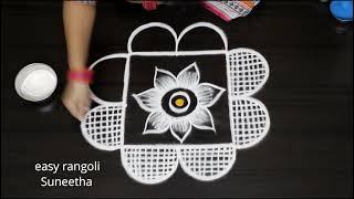 color rangoli designs for Sravanamasam  Simple muggulu  easy rangoli  beautiful Kolam