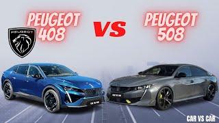 NEW Peugeot 408 2023 vs Peugeot 508 2020 Video & Specs Comparison