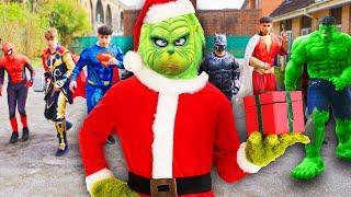 The Grinch VS Superheroes - Squid Game