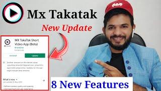 MX Takatak New Updates  MX Takatak 8 new features  Takatak by moj new updates today