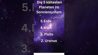 Die 5 kältesten Planeten im Sonnensystem #shorts #weltraum #wissen