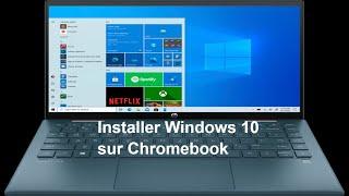 Comment installer un système windows 10 sur chromebook