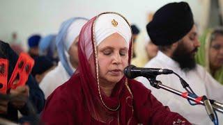 4K  Bibi Jaswinder Kaur - aao sakhee har mel karehaa - Preeties 18th Keertan Bebe Nanaki 26.10.19