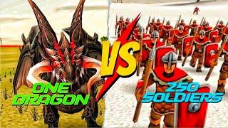 Epic Battle Online Unbelievable Dragon vs 250 Soldiers
