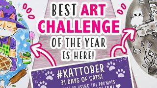 Its HERE  Turning RANDOM PROMPTS in to ART  Kattober 2022 Challenge