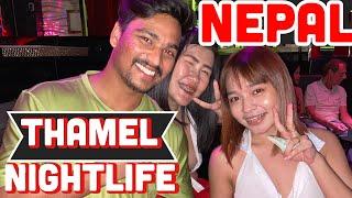 Thamel nightlife Nepal  Thamel bazar nightlife Kathmandu  Thamel night club  Thamel bazar Nepal