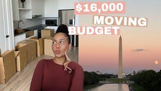 how much does it cost to move into an apartment in Washington DC  my moving budget breakdown