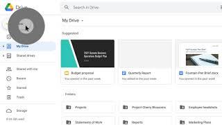 How to Create a new folder in Google Drive
