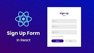 How To Make Sign In & Sign Up Form Using React JS  ReactJS Login & Registration Form