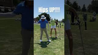 HIPS UP FIRE YOUR GLUTES #diy #shorts #tips #short #shortsvideo #hips #power #pure #swing #golfswing