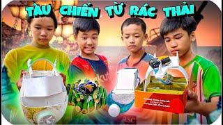 Tony  Làm Đồ Chơi Từ Rác Thải - Ship Handmade